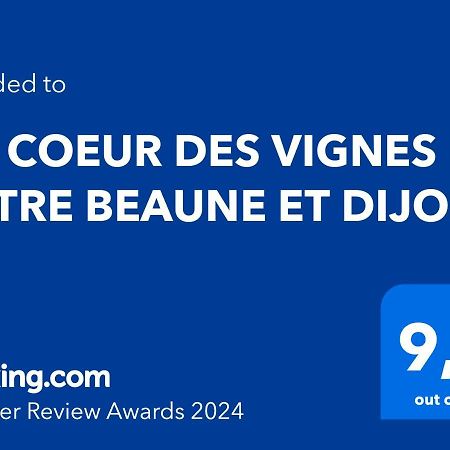 Au Coeur Des Vignes Entre Beaune Et Dijon Villa Montceau-et-Echarnant Eksteriør bilde