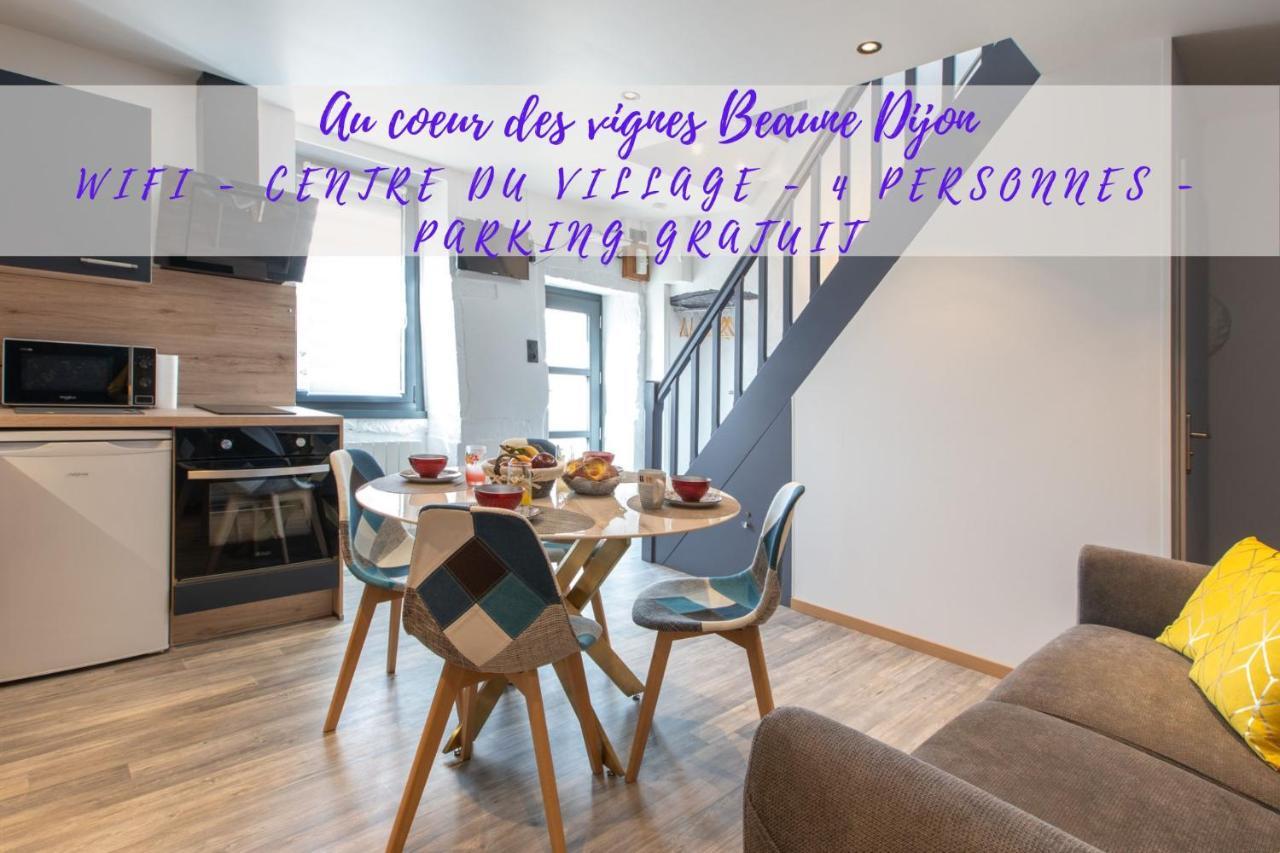 Au Coeur Des Vignes Entre Beaune Et Dijon Villa Montceau-et-Echarnant Eksteriør bilde
